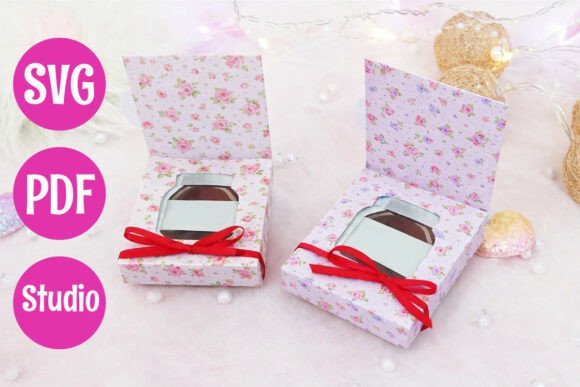 3D SVG Chocolate Gift Box for Birthdays