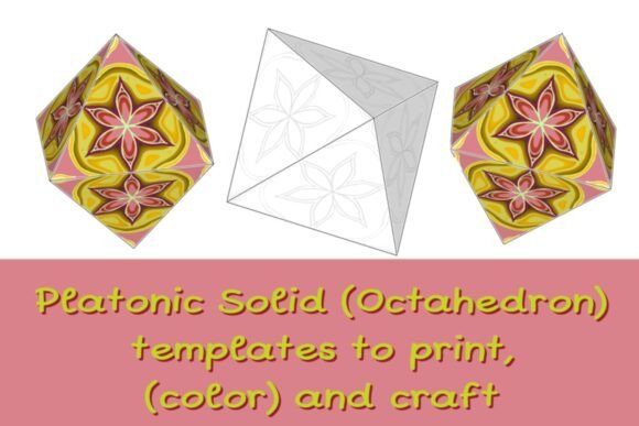 3D SVG Paper Sculptures: Patterned Octahedron Review