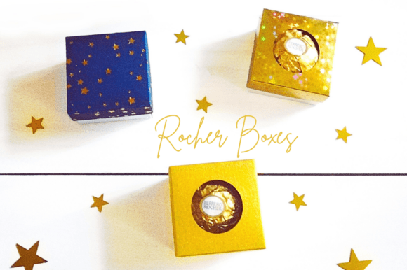 3D SVG Rocher Boxes for Christmas Branding