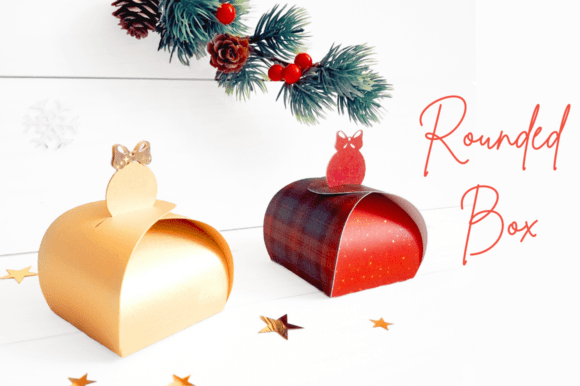 Christmas Ball Rounded Box 3D SVG Review