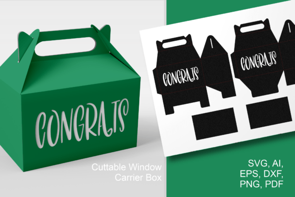 Congrats Text Cutout 1: Gable Box Design Review