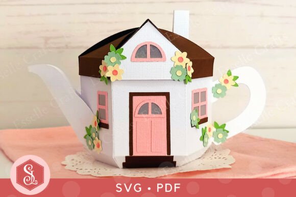 Cottage Teapot Box 3D SVG: A Crafter’s Review