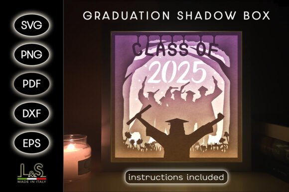Girl Graduation Shadow Box SVG Files: 3D SVG Review