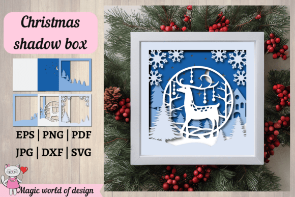 h1Christmas Deer 3D SVG for Festive Handmade Crafts/h1