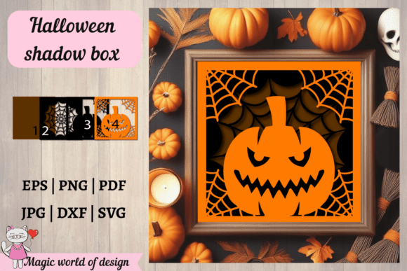 Halloween Shadow Box SVG: Pumpkin Design Review