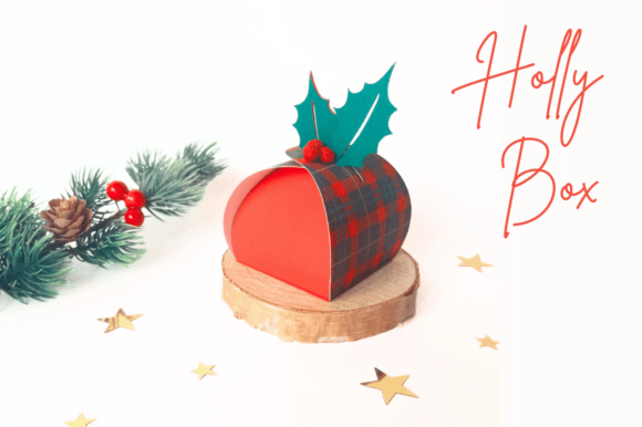 Holly Rounded Box 3D SVG: A Christmas Packaging Review