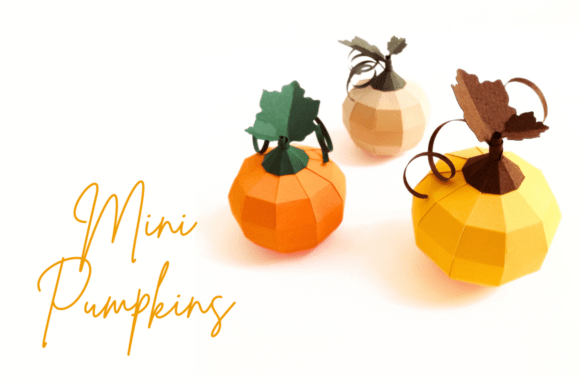 Mini Pumpkin 3D SVG: Fall Decor Asset Review