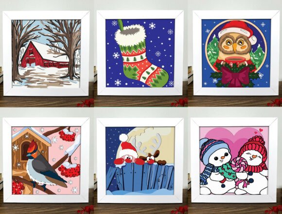 Winter Christmas Paper Cut Bundle: A 3D SVG Design Review for Real Client Projects
